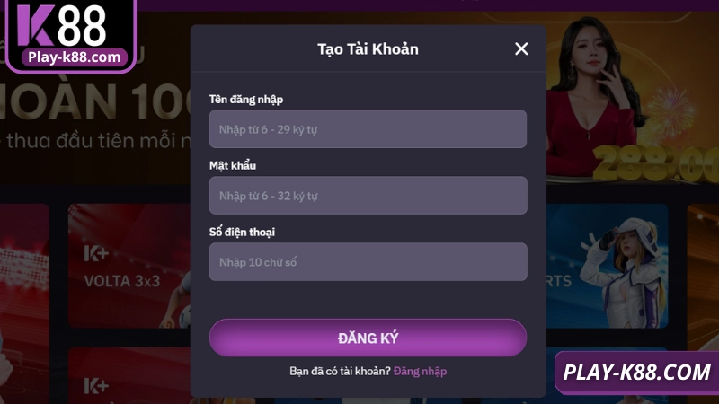 Các bước thực hiện đăng ký nhanh và chính xác